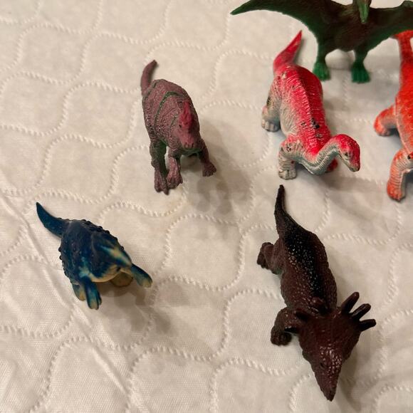 Toy Dinosaur 15 Figures Plastic Miniatures Stegosaurus Stocking Stuffers Dinos - Picture 16 of 16